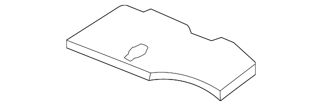 10413542 Деталь STORAGE TRAY COVER, RIGHT