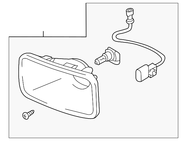 MR971467 Деталь FOG LAMP ASSY, LEFT