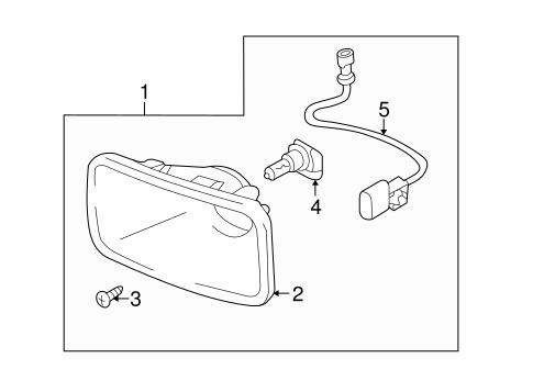 Outlander BULBS - CHASSIS 5