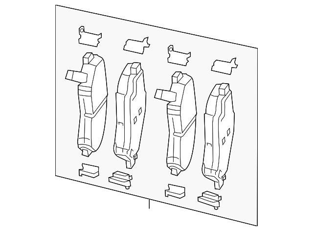 68267915AA BRAKE PADS