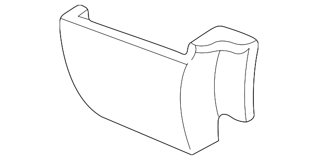 1L2Z-9829038-AAA Деталь LOWER MOLDING, RIGHT
