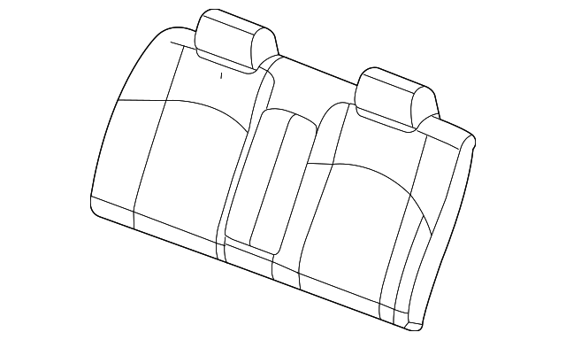 19123734 Деталь SEAT BACK COVER