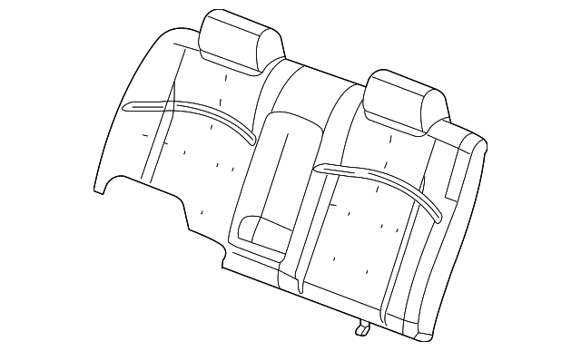 88991690 Деталь SEAT BACK PAD