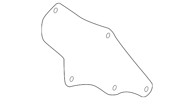 53883-04020 Деталь APRON ASSY SEAL, LEFT