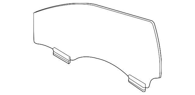 22791827 DOOR GLASS, RIGHT