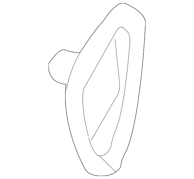 12533826 Деталь RECLINE HANDLE, RIGHT