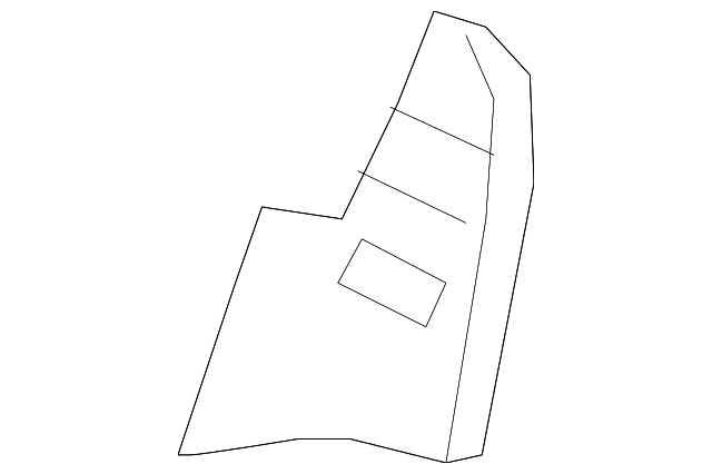 15216174 RECLINE COVER, LEFT