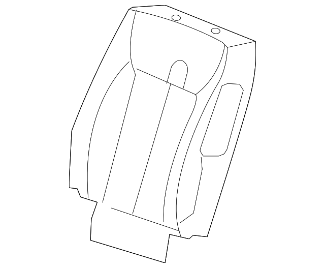 25984370 SEAT BACK COVER, LEFT