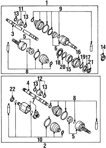 G20 DRIVE AXLES