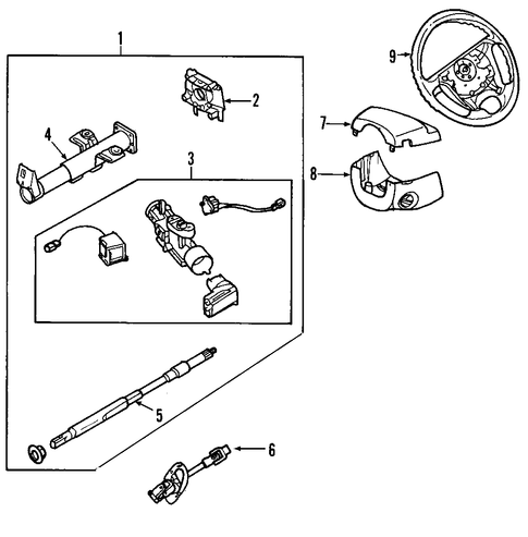Aveo STEERING COLUMN