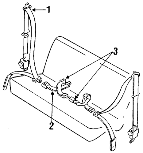 MPV REAR SEAT BELTS 2