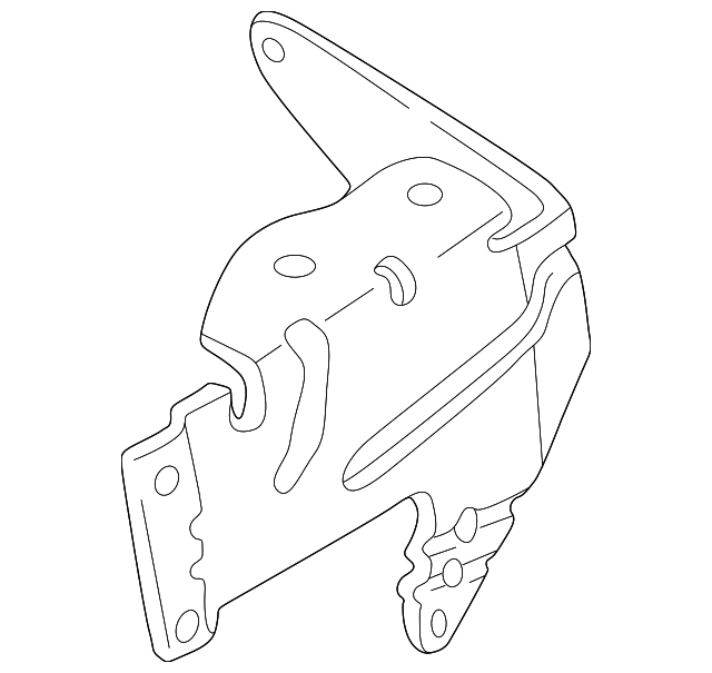 EC0243310A Деталь ABS CONTROL UNIT MOUNT BRACKET