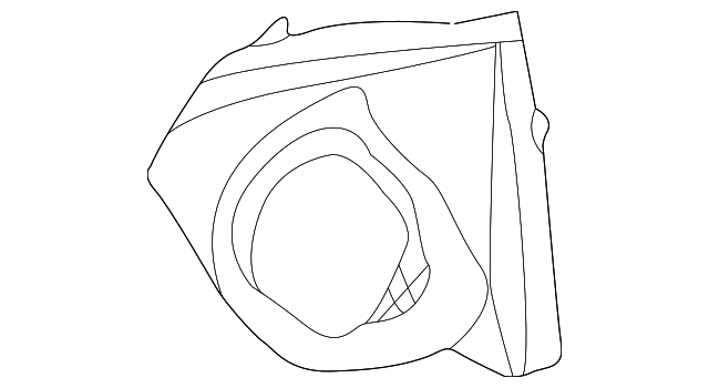 MR300114 Деталь CORNER COVER, RIGHT