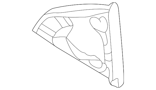 MR300112 Деталь CORNER COVER FRAME, RIGHT