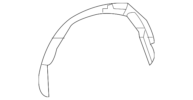 68009351AA Деталь INNER WHEELHOUSE, RIGHT