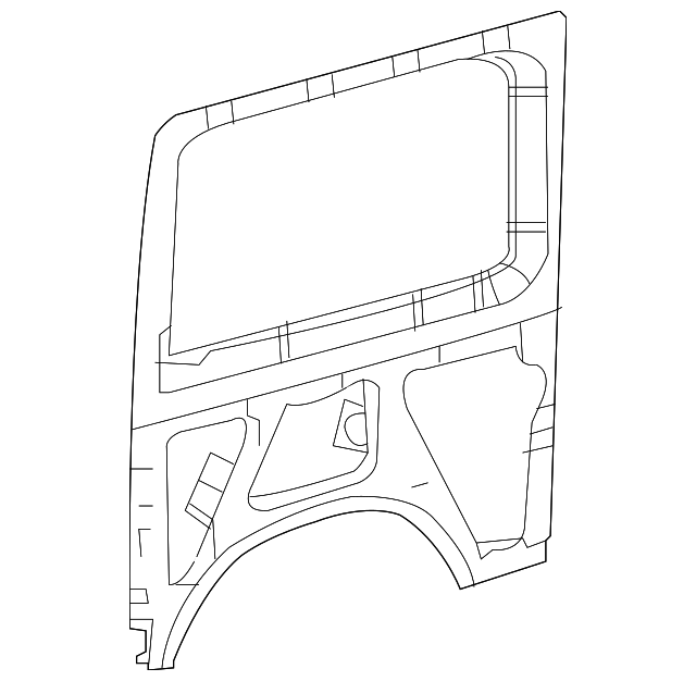 68008710AA Деталь INNER SIDE PANEL, RIGHT