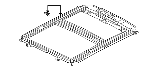 7872078J10 Деталь SUNROOF FRAME