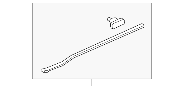 72828-TK8-A02 Деталь WEATHERSTRIP, R. SLIDE DOOR (LOWER)