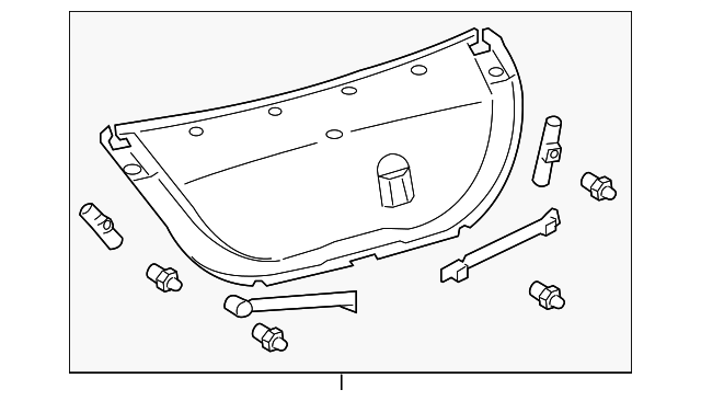 64719-AC050-C0 Деталь TRUNK LID TRIM