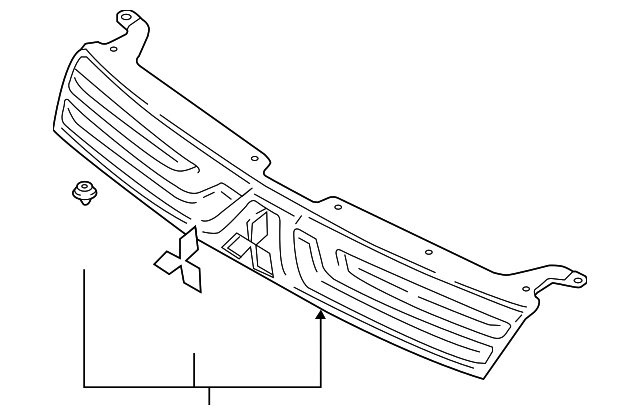 7450A743 Деталь UPPER GRILLE
