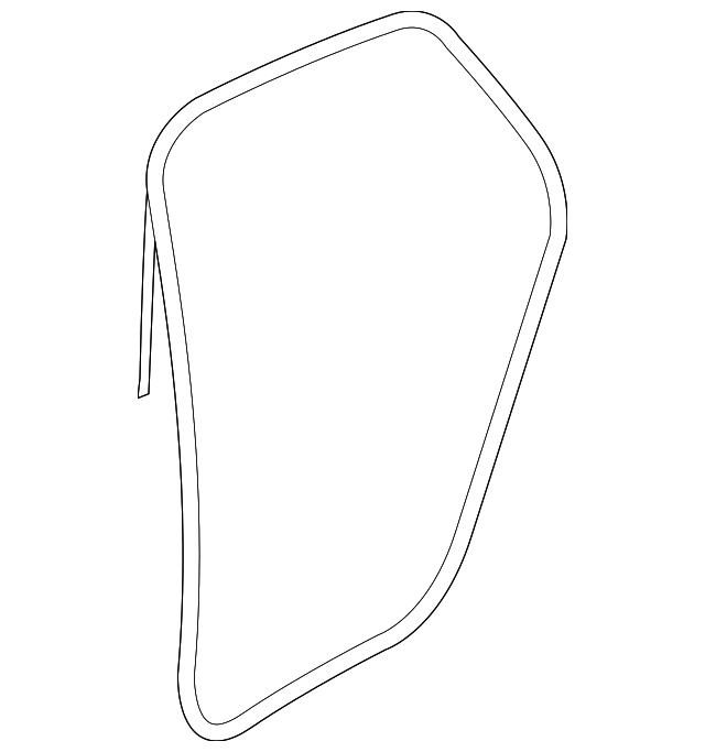 83130-2L200 DOOR W'STRIP, LEFT