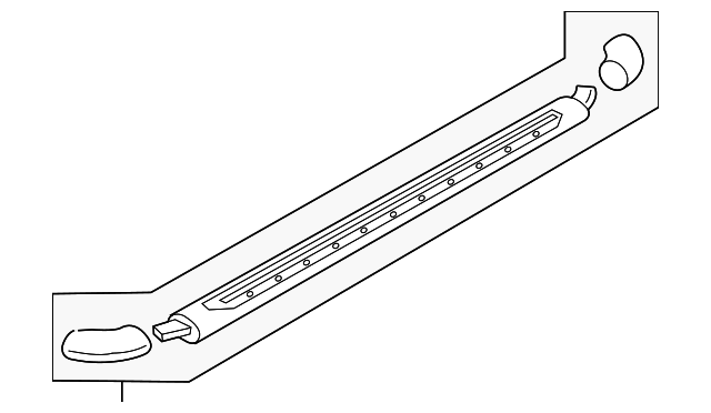 F57Z-16A454-AAE Деталь STEP BOARD, LEFT