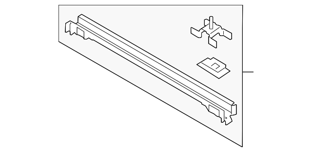 FL3Z-16107A94-A Деталь REAR CROSSMEMBER