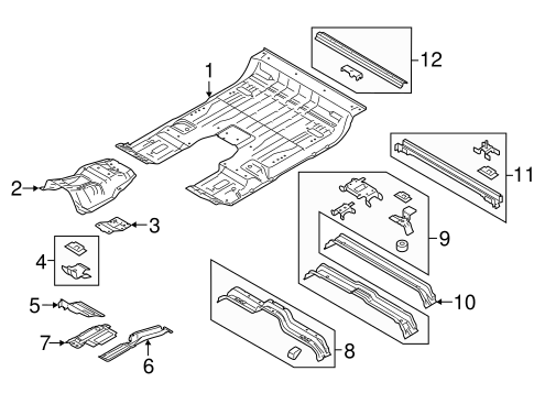 F-150 FLOOR - CAB