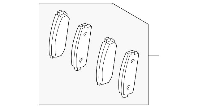 58302-3EU01 Деталь REAR PADS