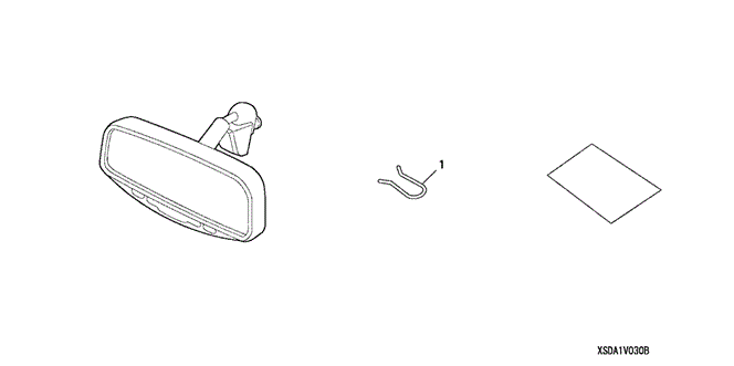ACCESSORIES/AUTO DAY/NIGHT MIRROR for 2007 Honda RIDGELINE #1