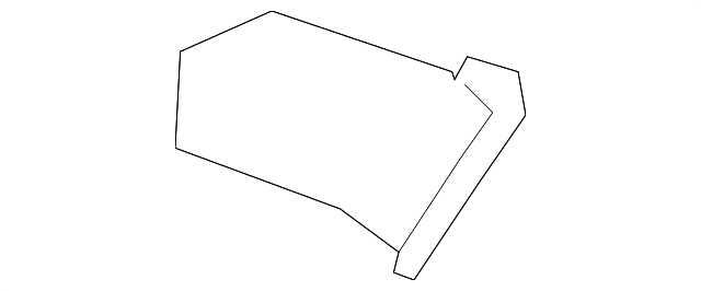MR398412 Деталь AIR GRILLE, LEFT