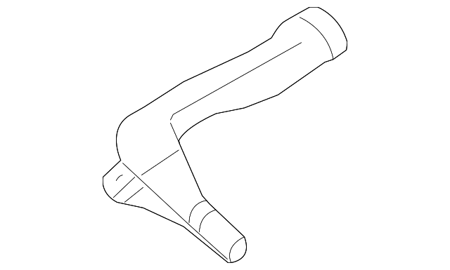 MR360756 Деталь DEFROSTER DUCT, LEFT