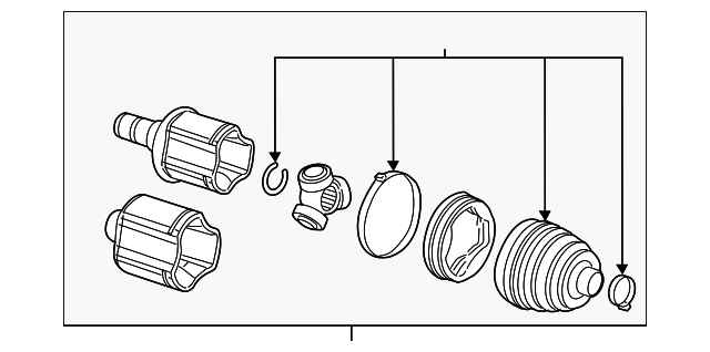 88957232 Деталь INNER JOINT ASSY, LEFT