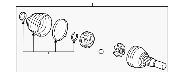 88957233 Деталь OUTER JOINT ASSY, LEFT