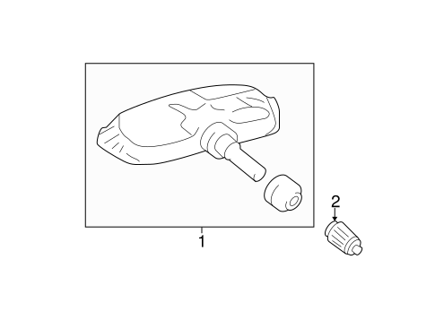 Highlander TIRE PRESSURE MONITOR COMPONENTS 2