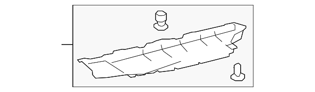 58167-0E032 Деталь FLOOR COVER, LEFT