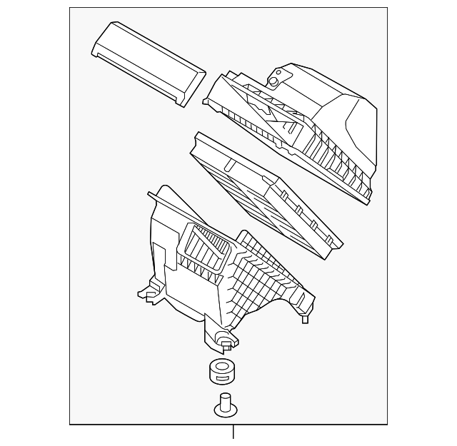28110-C6200 Деталь AIR CLEANER ASSY