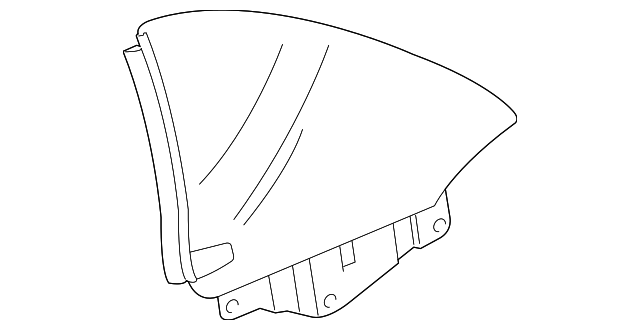 230-670-01-10 Деталь QTR GLASS, LEFT