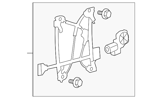 BL3Z-1627000-A Деталь WINDOW REGULATOR, RIGHT