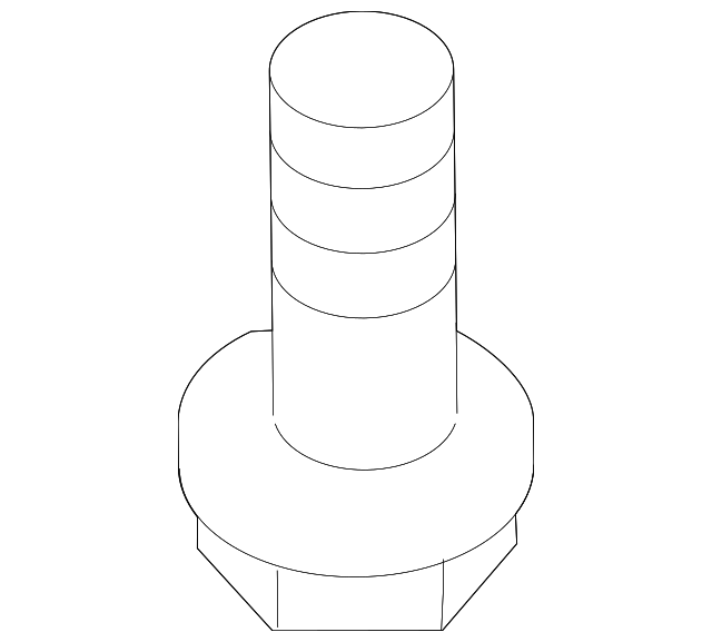 -W506033-S439 Деталь BUMPER BOLT, RIGHT