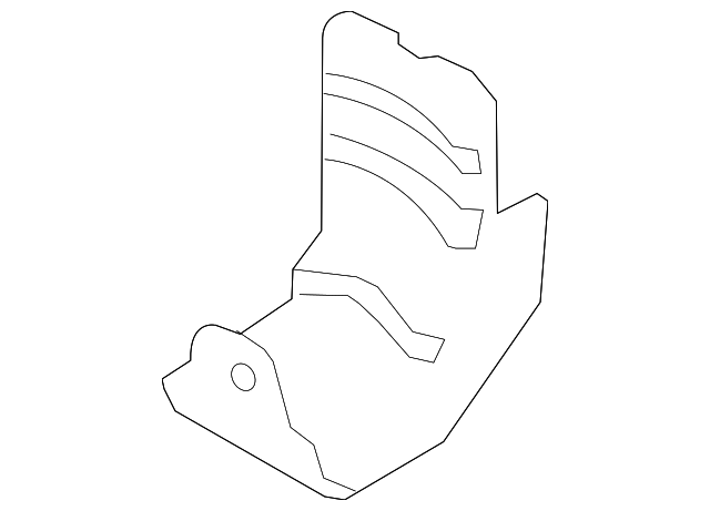 9L3Z-5775-D Деталь REAR BRACKET, LEFT