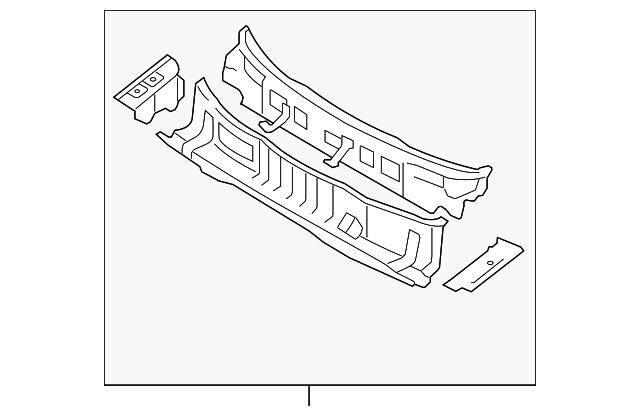 66700-2H010 Деталь COWL PANEL