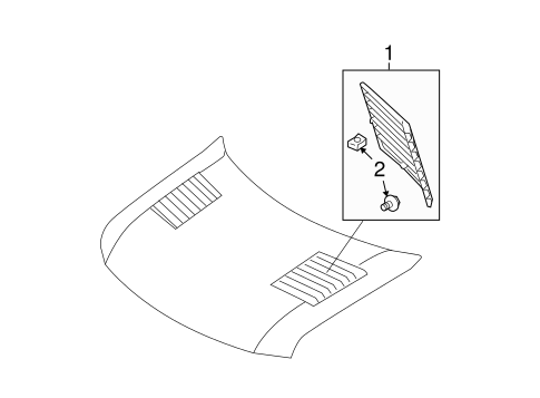 F-150 EXTERIOR TRIM - HOOD
