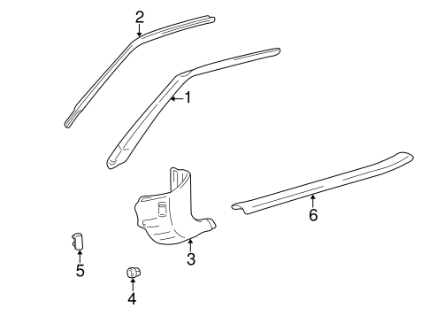 RAV4 INTERIOR TRIM - PILLARS