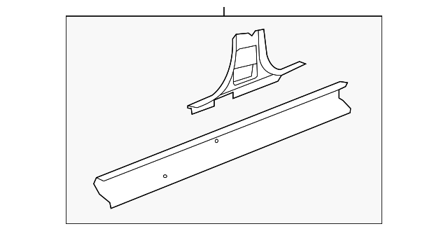 22941140 Деталь INNER ROCKER, LEFT