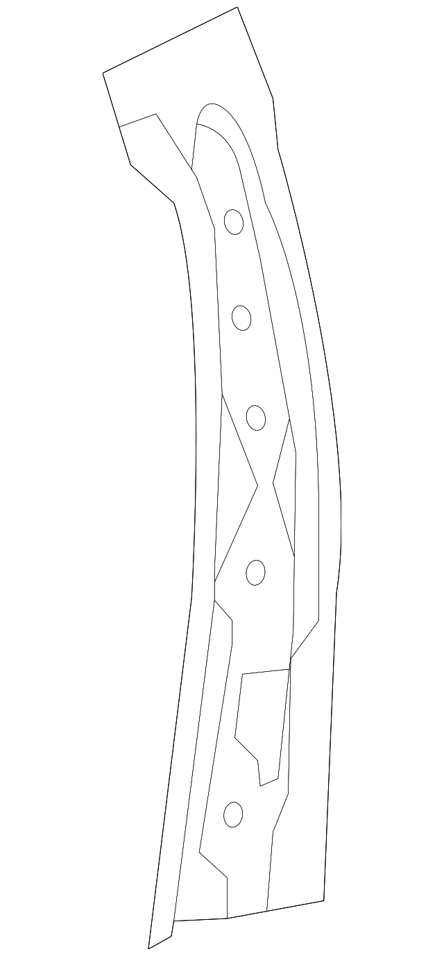 20864201 Деталь INNER CENTER PLR, LEFT
