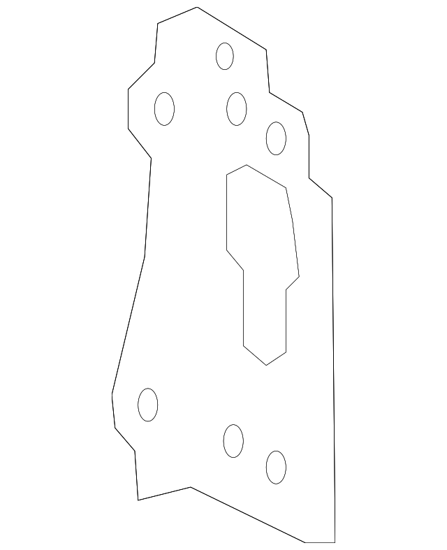53188-0R010 SIDE SUPPORT STAY, LEFT