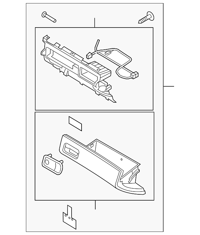 84501-3F201NF Деталь GLOVE BOX ASSY