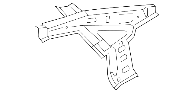 71630-3S000 Деталь UPPER PANEL, LEFT