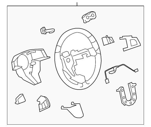 22898840 STEERING WHEEL